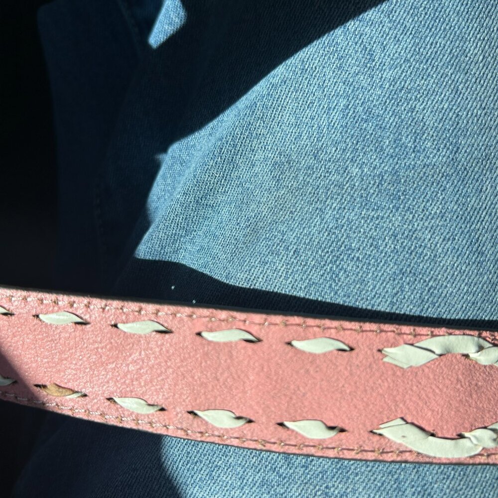 Angel Ranch Girls Floral Bucklace Heart Western Pink Belt NEW! - Picture 4 of 4